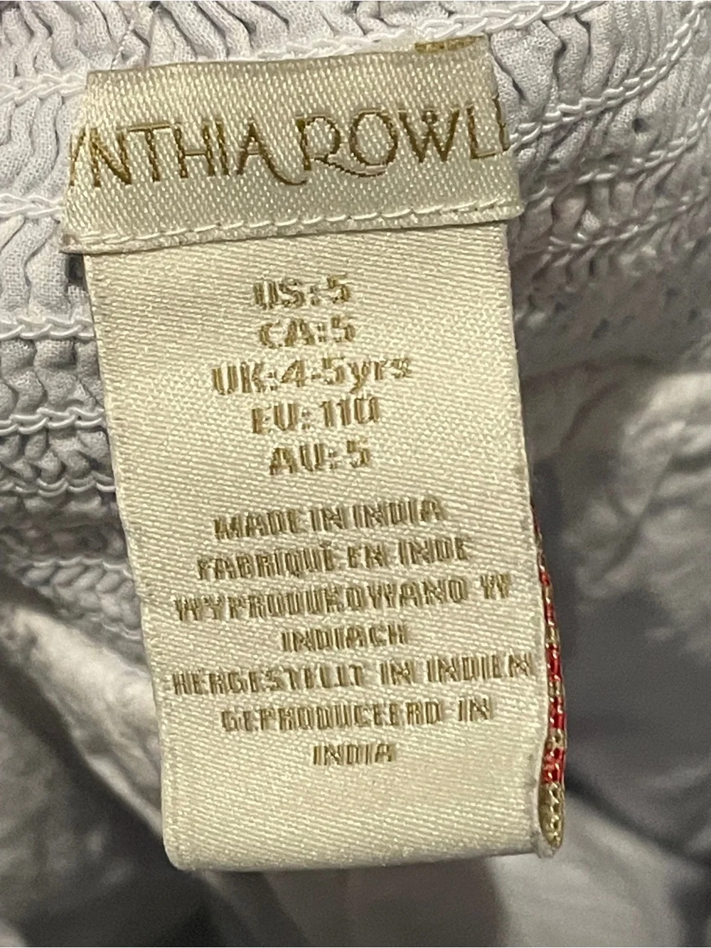 Cynthia Rowley charming blue